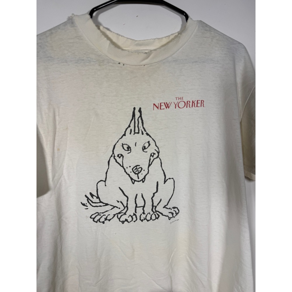 Vintage The New Yorker George Booth Dog T-Shirt Delta XL Single Stitch